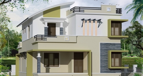 2400 square feet 2 floor house